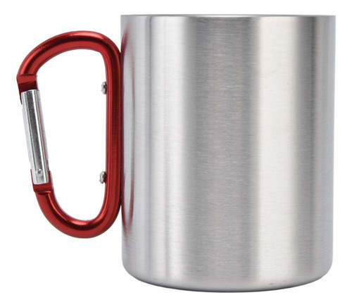 My Taza De Acero Inoxidable Roja De 360 Ml, Doble Pared,