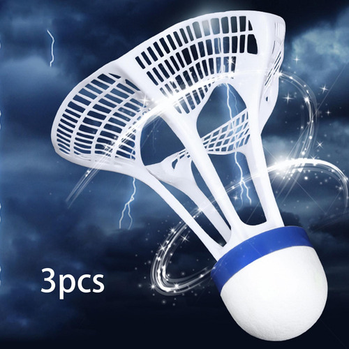 3 Pelotas De Bádminton Flexibles Para Entrenamiento
