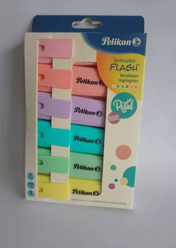 Set Resaltadores x6 Pastel Pelikan - Hojas