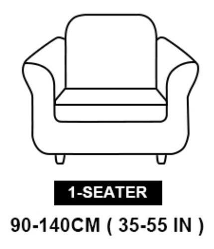 Imagen 4 de 5 de Funda Forro Protector Cobertor Para Mueble De 1 Cuerpo