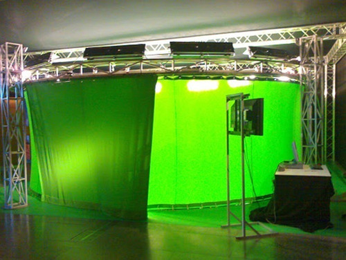 Imagen 8 de 9 de Fondo Infinito Verde Croma Key 5x3 Mts - Solo Tela