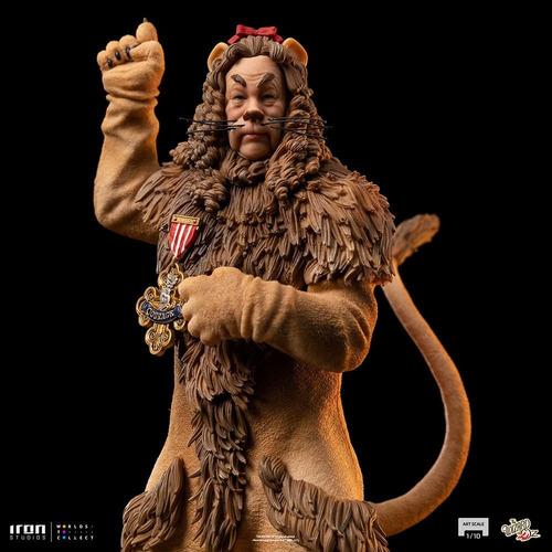 Estátua Leão Covarde - Mágico De Oz - Iron Studios