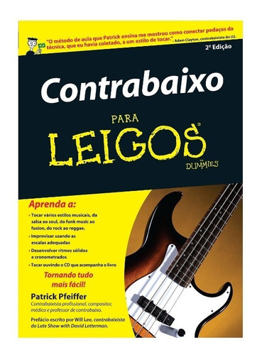 Contrabaixo Para Leigos, De Pfeiffer, Patrick. Editora Alta Books, Capa Mole Em Português