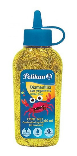 Pegamento Diamantina 60ml V/colores Pelikan Pack C/20 Pzas