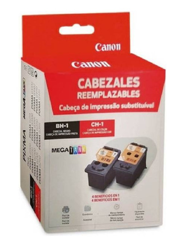 Pack De Cabezal Canon Negro + Tricolor Original Serie G1100 