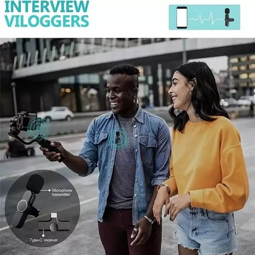 Plug Play Microfono Inalambrico Para Android Usb-c