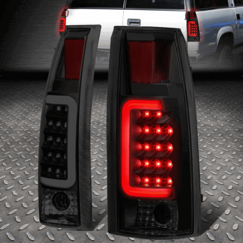 Black 8pc Headlight+bumper+corner+smoked 3d Led Tail Lig Zzf