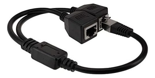 Adaptador Divisor Ethernet Rj45 Yeworth Rj45 De 1 Macho A 2