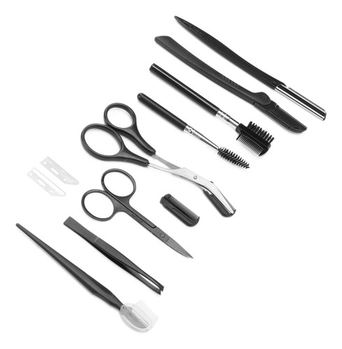 Conjunto De Cuidados Com Sobrancelhas, Kit De 10 Peças, Teso