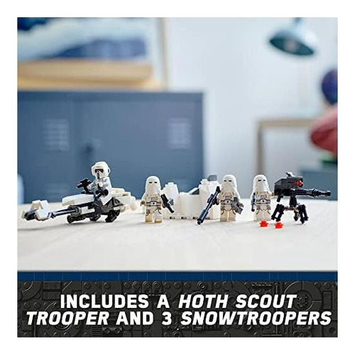 Lego Star Wars: Batalla Snowtrooper, Set De Construcción