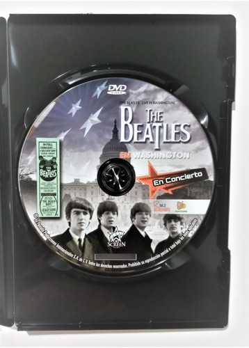 The Beatles Dvd The Beatles En Wshington En Concierto (Usado)