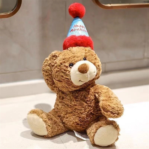 Gorra De Cumpleaños Peluche Osito De Peluche
