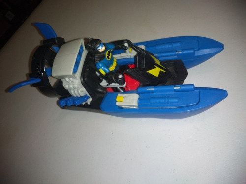 Imaginext Dc Super Friends Batman Bat Boat Barco Sin Misil