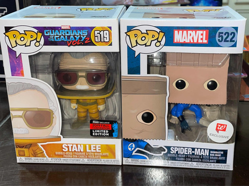 Funko Pop! Marvel, Stan Lee, Spiderman Bag-man