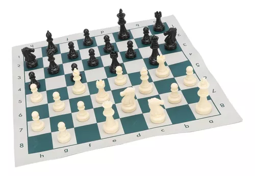 DFJU Conjunto de xadrez internacional de 28,8 x 28,8 cm, tabuleiro