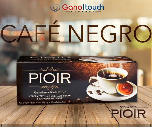 Pioir Café Negro Ganoderma Lucidum