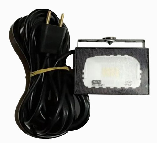 Imagem 1 de 3 de Refletor Led 20w - Com Imã E Cabo 7 Metros - Prova D´água