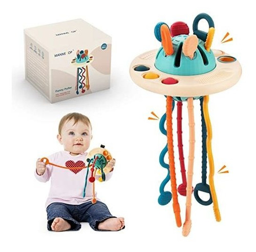 Juguetes Sensoriales De Plastico Silicona Multicolor Bebes