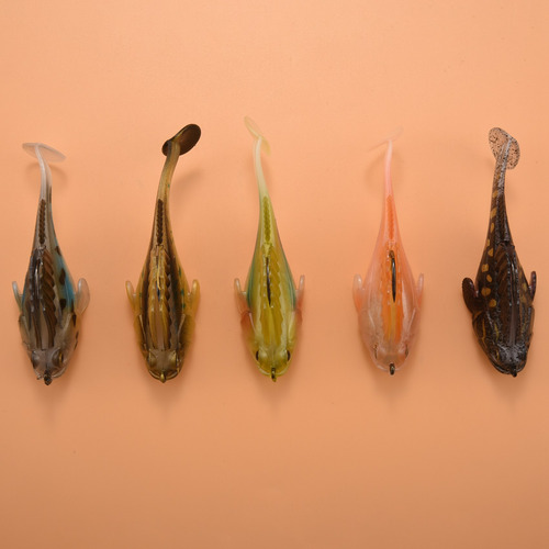 Cebo De Pesca Suave Con Cebo Suave Y Plomo, Cebo De Baño Par