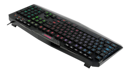 Imagen 4 de 5 de Teclado Membrana Redragon Harpe Rgb K503-rgb-sp