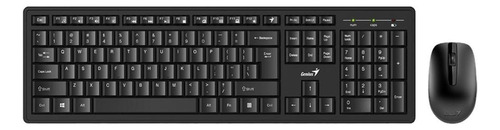 Kit De Teclado Y Mouse Inalámbrico Genius Km-8200 Inglés Us 