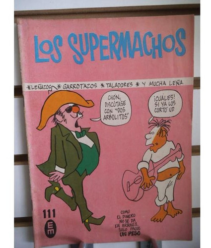 Comic Los Supermachos 111 Editorial Posada Vintage 