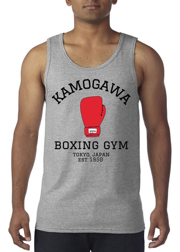 Playera Tanktop Kamogawa Gym Hajime No Ippo Box Sin Mangas
