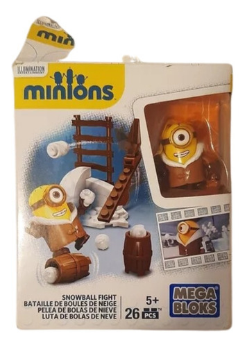Minions Pelea De Bolas De Nieve Mega Bloks