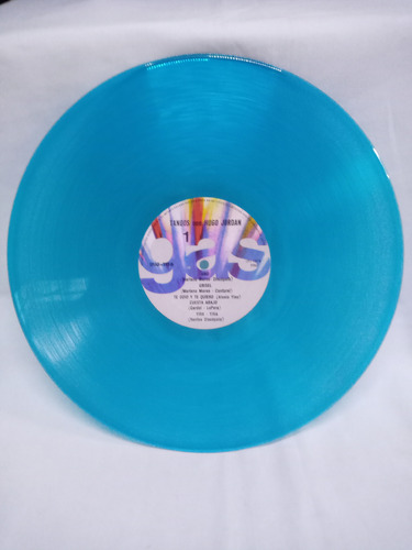 Lp Tangos Con Hugo Jordan Gas 1978 Vinil Azul Autografiado (Usado)
