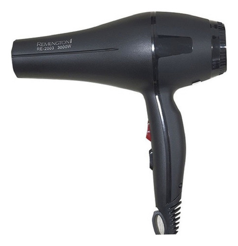 Secador Cabello 3000w Liviano Grande Golpe Aire Frio Re-2003 Color Negro 110v