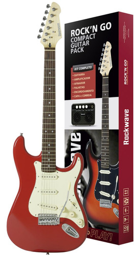 Kit Guitarra Completo Rockwave Rgk50 Cor Rgk50 Rd