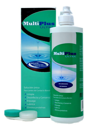 Solución Para Lentes De Contacto Multiplus Ultra 360ml