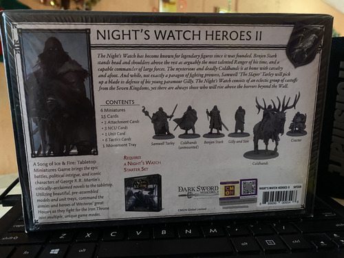 A Song Of Ice And Fire Nights Watch Héroes2 Juego De Mesa (Usado)