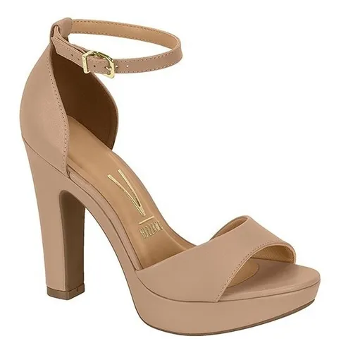Sandalia salto grosso vizzano meia cheap pata