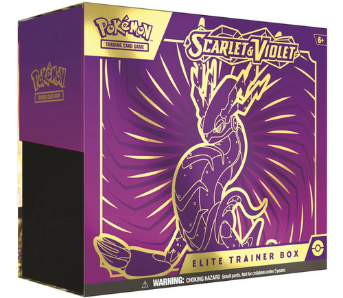 Scarlet & Violet Elite Trainer Box Escarlata Inglés Etb Tcg