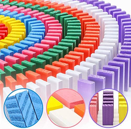Super Domino Blocks, 360pcs Bulk Domino Start Kit 12 Colorid