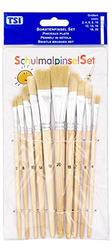 Pinceles Y Brochas Para Pintura Brush Set 10 Piezas