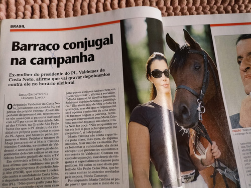 Revista Época C Bernardinho,bonner, Fátima, Maitê,daiane (Usado)