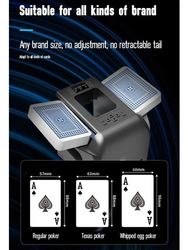 Barajador Y Repartidor De Cartas Automático 2 En 1