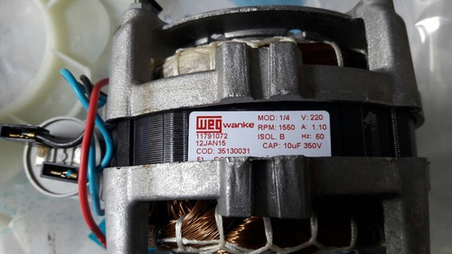 Imagem 2 de 2 de Motor Lavadora Wanke Lis 220v 35130031