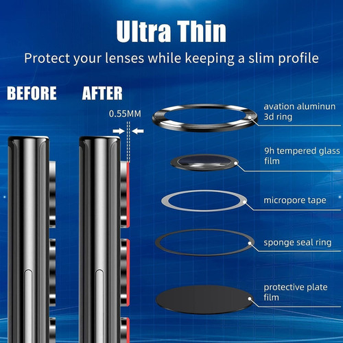 Protector De Camara Para Samsung Aluminio Todos Los Modelos