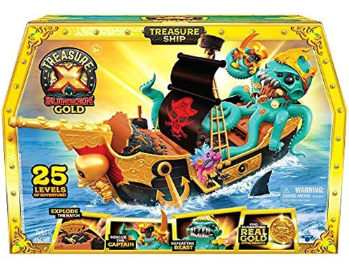 Treasure X Sunken Gold Treasure Ship - 25 Niveles De Aventur