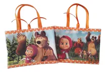 Comprar Bolsitas Golosineras Tela Personalizadas Souvenir X10 Masha