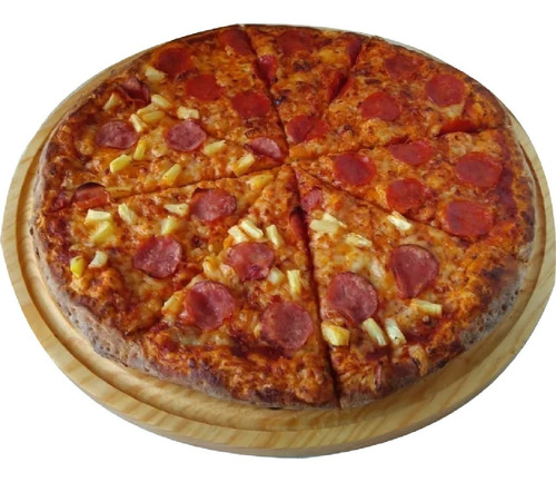 Tabla Madera Arte Pizza 30cm C/ranura Personalizacion Gratis