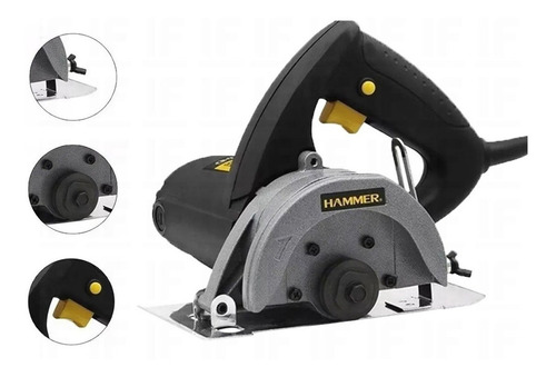 Serra Mármore Hammer Profissional 1100w 45° Gysm1100 110v