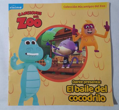 Colección Mis Amigos Del Zoo, Clarín: Figura + Cuento Cocodrilo Dante