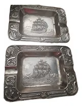 Comprar Kq  02 Ceniceros Antiguos Hechos En Japon 14x10cm