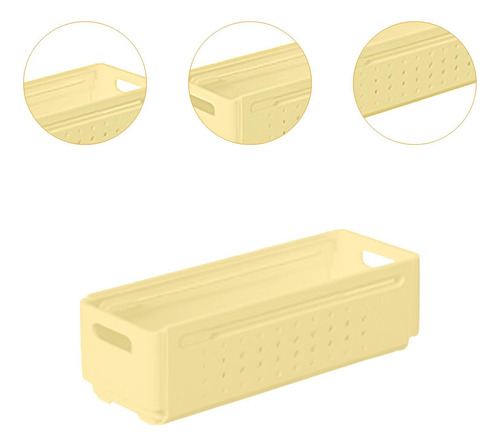 Caja De Almacenamiento Con Cajón Cremoso Pequeño