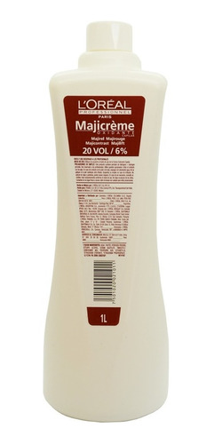 Loreal Majicreme Oxidante Crema 20 Vol Tintura Color 1000ml