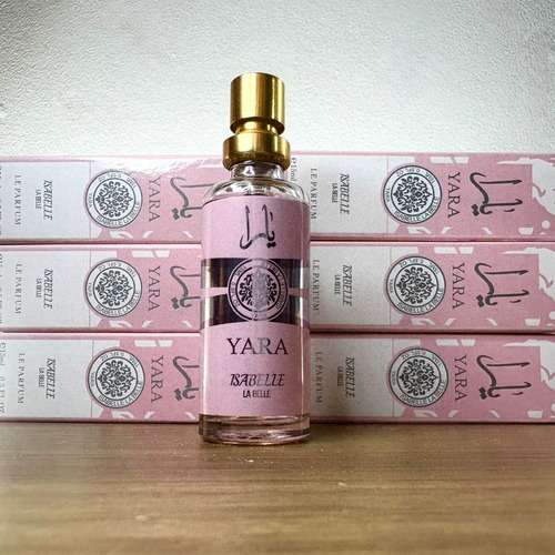 Perfume Árabe Yara Isabelle La Belle 15ml Feminino Baunilha De Bolso Ou Bolsa - Compacto - Alta Fixação Com Rastro Marcante E Alta Durabilidade